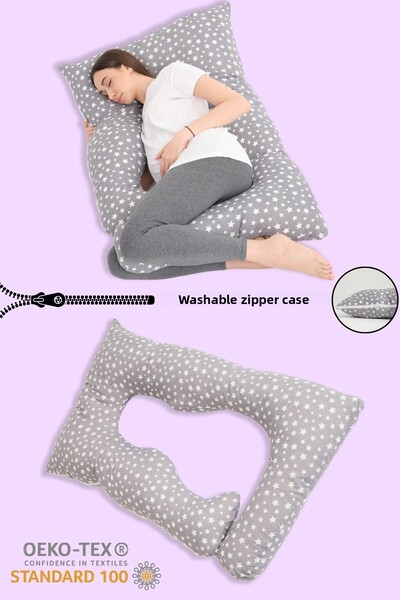 IRK Markacity m Σχηματισμένο μαξιλάρι εγκυμοσύνης για όλο το σώμα με αφαιρούμ...