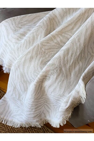 XAMANTHA 160x210cm Μονό κάλυμμα με σχέδιο Zebra - Κουβέρτα Πικέ