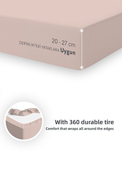 Calmera 100% Cotton Bed Sheet - Single | Intermediate Size | Plus Size