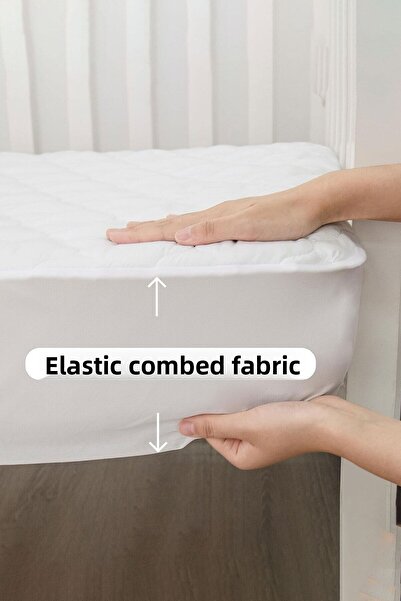 Vionel Home Water and Liquid Proof 100% Cotton Quilted Baby and Kids Mattress Protector - Park Crib Mattress Protector