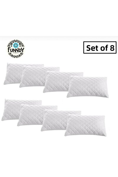 FUNNDY Set de 8 perne - matlasate, cu fermoar, protectoare, 50x70 cm