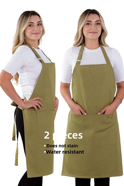 sevilya 2 Simple Adjustable Strap Kitchen Aprons