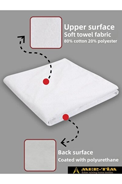 mer-tim ezberbozan ev tekstili Saltea dublă Jumbo Mer-tim, elastică, rezistentă la lichide, 200x200