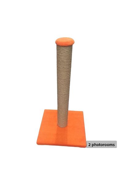 Glipet Scratching Board Square Base - Jute Rope - Orange 45 Cm