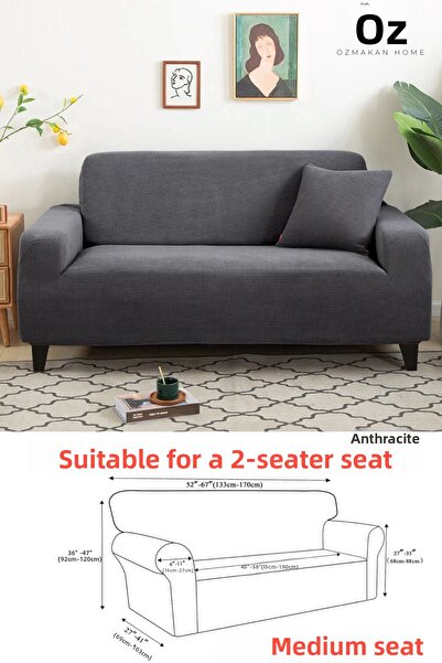 ÖZMAKAN Cover for 2 Seater Sofa 1 Piece