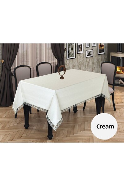 by ballı biocotton Față de masă cu dantelă, fără îngrijire, rezistentă la pet...