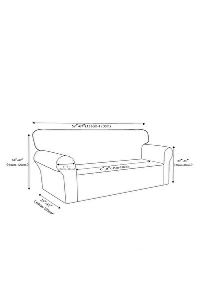 intil 2 Seater Jacquard Medium Size Sofa Cover and Sofa Bed Couch Cover - 1Pc Product Price