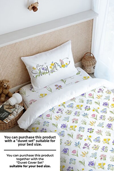 Tuğba Kuğu Single Fitted Sheet Set - Iconic Series - Bloomy Spring