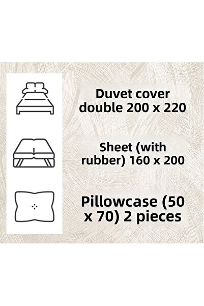 OSN Tekstil Σετ Παπλωματοθήκη Μονή Διπλής Όψης