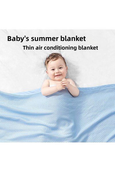 naynes Baby, Child Bamboo Blanket, Silk, Fiber, 100% Bamboo Fabric 140 Cm X 100 Cm (GREEN)