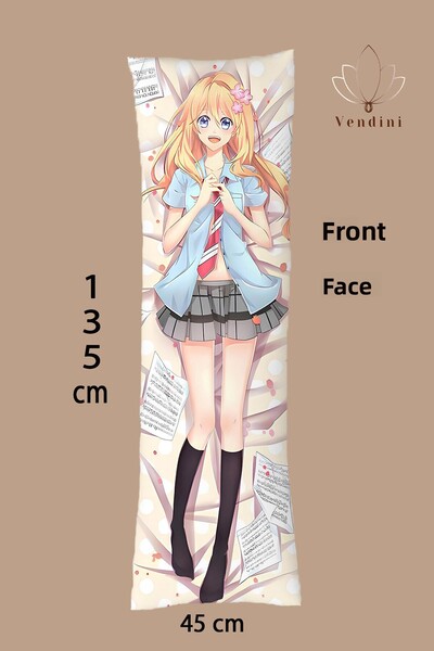 Vendini Double Direction Printed Anime Miyazono Kaori Hugging Pillow Case