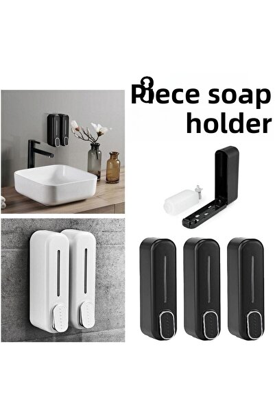 mrtbilisim 3 bucăți montabil pe perete pentru baie, dozator de săpun de 350 m...