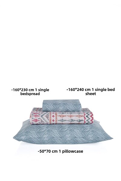 Evim Soren Single Pique Set 160x230 cm Homas Light Mint