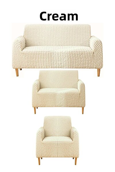 FurkanTicaret Set canapea, canapea și canapea extensibilă flexibilă și lavabilă - Orteză cu elastice