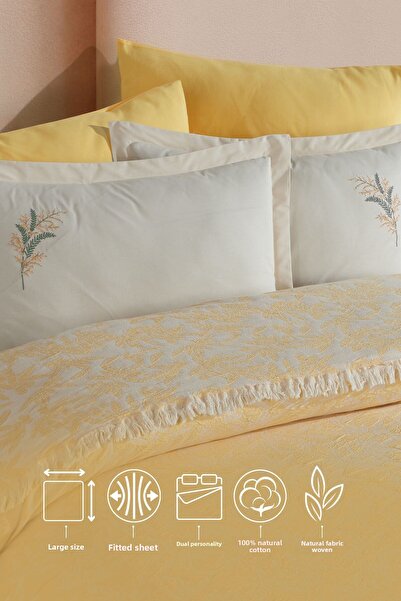 Elart Natural Series Tina Bedding Set 6 Pieces Yellow