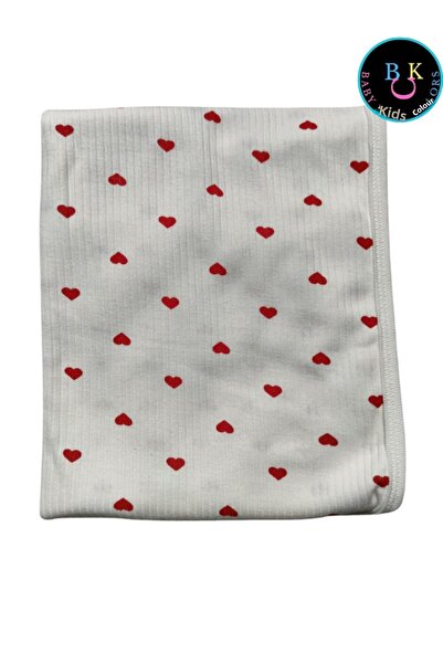 baby kids colors 80*90 Double Layer Heart Printed Baby Blanket