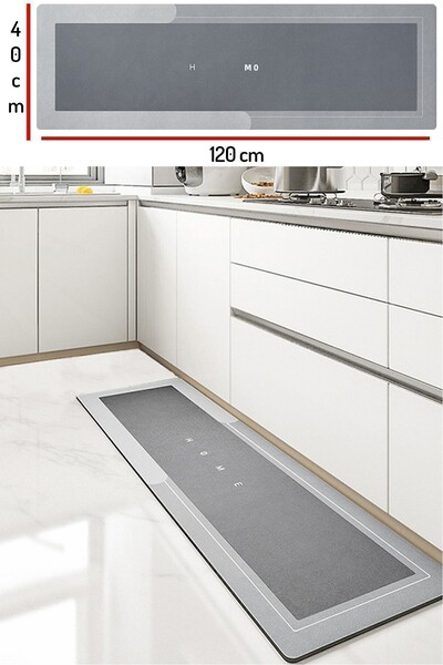 SİHİRLİ MOP سجادة حمام ماصة للماء مع قاعدة مضادة للانزلاق، هيكل ماص للماء بطو...