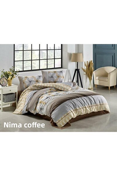 Taç Σετ Παπλωματοθήκη Crystal Single Terry Cotton-nima Brown