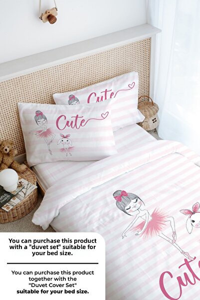 Tuğba Kuğu Σετ Σεντόνια Μονά - For Baby Series - Ballerina And Rabbit And Girl