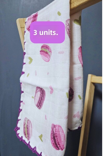 Attolya قماش موسلين، قماش تجفيف، قماش مطبخ، قماش فم الطفل، قماش موسلين متعدد ...