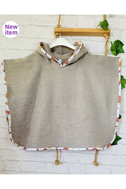 PAMUK HANIM منشفة قطنية بغطاء للرأس للفتيات والفتيان بعمر 4-6 سنوات - البحر، ...