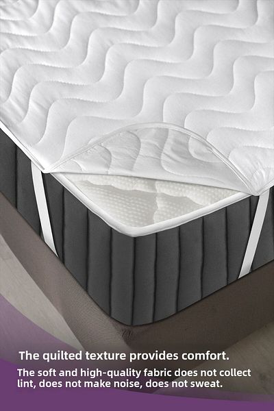 VAVEY Waterproof Quilted Mattress Protector Mattress Pad - Four Corner Elastic