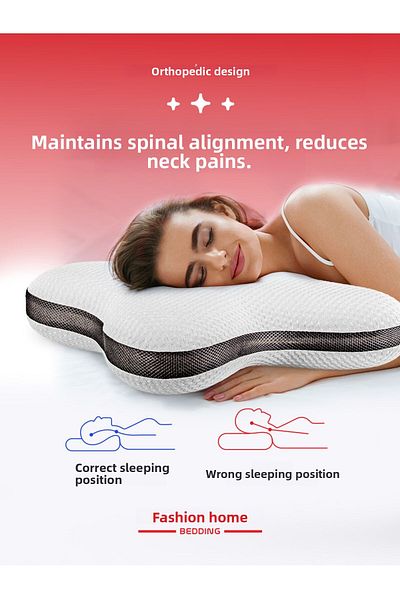 moda home bedding Visco Fly Comfort - Orthopedic Butterfly Pillow