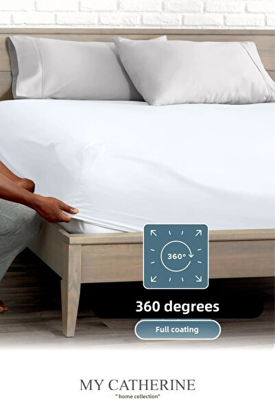 My Catherine Fitted Sheet 100% Cotton Single and Double - Combed Cotton Fabric Luxury Comfort Softness and Durability