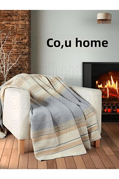 Özlü Home Βαμβακερή κουβέρτα Four Seasons Μονό κάλυμμα κρεβατιού Pique