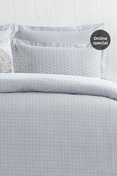 Puffy Deborah Blue Double Ranforce Duvet Cover - Mix&Match