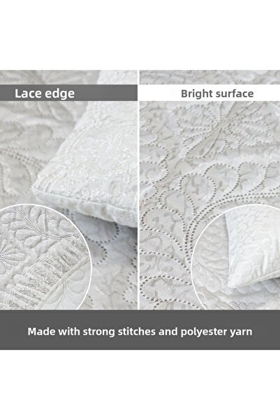 Bir Aksesuar Bedspread, Double Bedspread - Gray