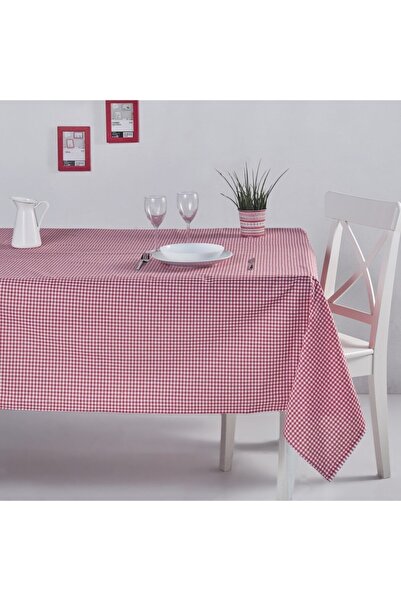 DC Home Gingham Tablecloth 170x170 Cm - Red
