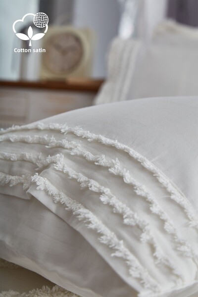 Nazik Home Lucas Plush - Double 9 Piece Duvet Cover and Pike Set