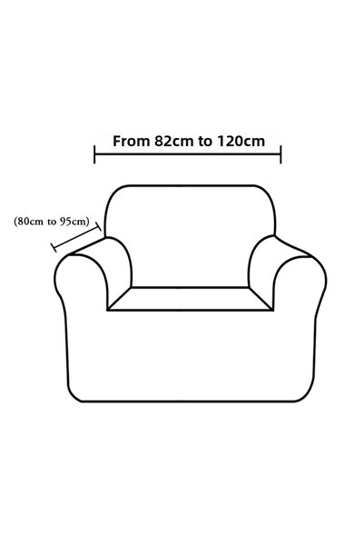 Faiend Balpeteği Elastic Sofa Cover Elastic Armchair Seat Cover | Single Seat Cover