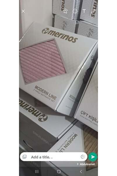 Merinos Modern Line 3-Piece Blanket Set - Dusty Rose (Boxed Dowry)