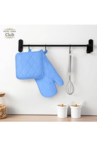 Hotel Linen Klub 3-Piece Kitchen Apron Set - Multi-Functional Kitchen Essentials for Stylish and Safe Cooking