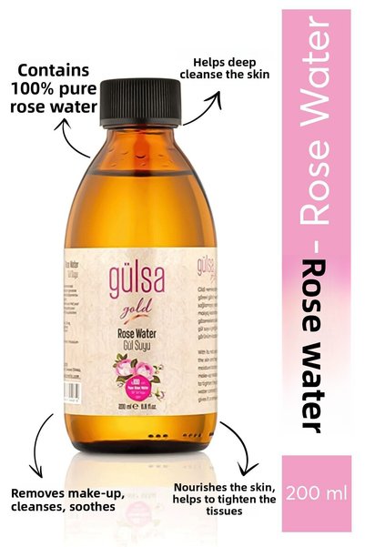 Gülsa Gold Rose Water 200 ml