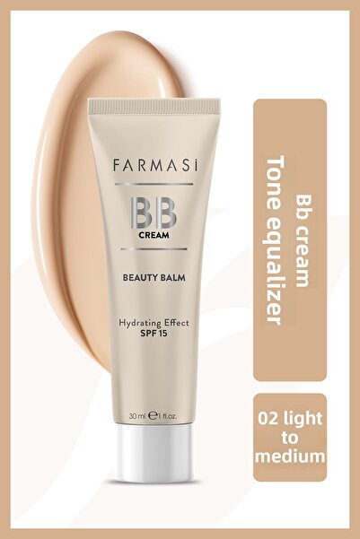 Farmasi BB Cream 02 - 30 ml Size Cream Colored Rubik