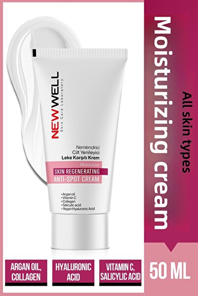 New Well Cremă hidratantă și regeneratoare pentru piele, anti-pete, 50 ml
