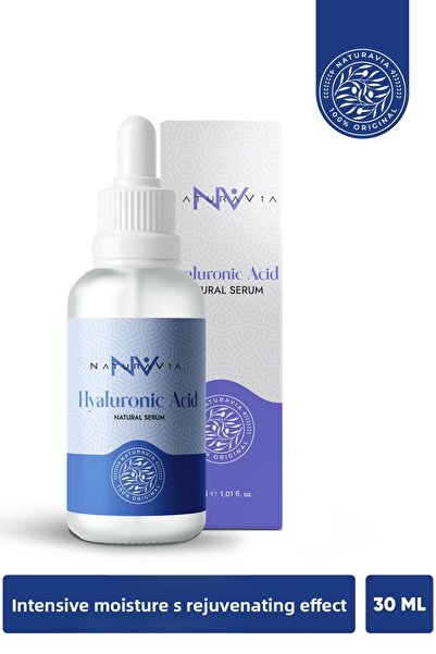 NATURAVIA COSMETICS سيروم حمض الهيالورونيك للترطيب المكثف والمرطب – لجميع أنو...
