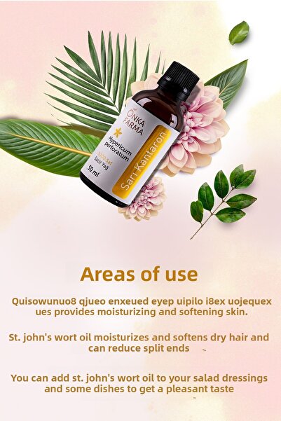 OnkaFarma Onka Farma St. John's Wort Oil - 0,3-0,5 Low Acid Maceration - 50 ml