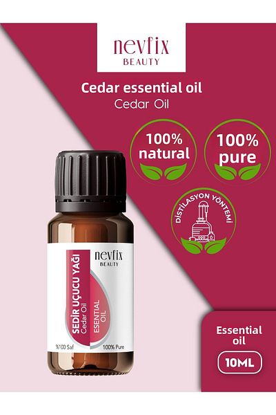 Nevfix Beauty 10 Ml 100% Pure Essential Cedar Oil