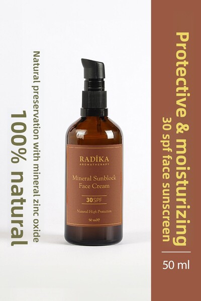 Radika Aromatherapy كريم الوجه الواقي من الشمس / كريم الشمس للوجه بمعامل حماي...