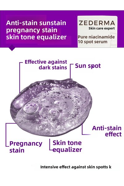 ZEDERMA Pure Niacinamide 10 Blemish Serum & Skin Tone Equalization
