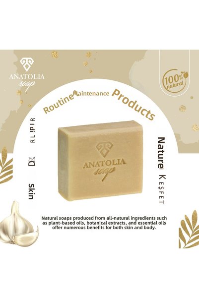 Anatolia Soap صابون الثوم يقلل من تساقط الشعر