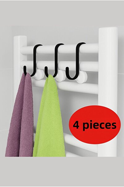 PEKA Plastic Towel Rack Hook Bathroom Hanger Bathroom Organizer Washcloth Bag Hanger Kitchen Hanger 6 Pieces