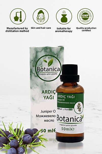 botanica زيت العرعر Juniperus Excelsa - زيت العناية بالبشرة العطري الأساسي 50 مل