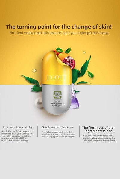 Jigott 3-Pack Deal - Luxury Korean Mask Set Collagen