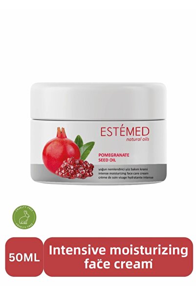 ESTEMED كريم الوجه - ترطيب مكثف ورمان مكثف 50 مل كريم مرطب للوجه