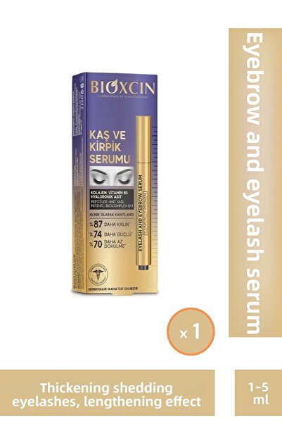 Fit1001 سيروم للحواجب والرموش - كولاجين، حمض الهيالورونيك، زيت الخروع، ببتيدا...